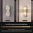 Zaheda Dimmable LED solid brass Wall Mounted Sconce with Alabaster Shade-718990507-716717243