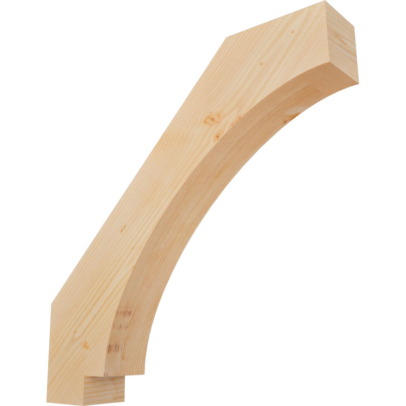 Attelle impériale du genou, Sapin de Douglas, Lisse, H 32 po x l 5,5 po x P 32 po