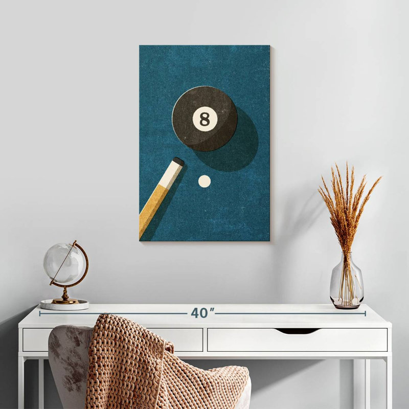 Balle de billard Senne 8, H 24 po x l 16 po