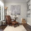 Fauteuil et repose-pieds Korey-977099634