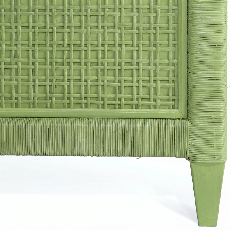 Naples Low Profile Standard Bed, King, Sea Glass