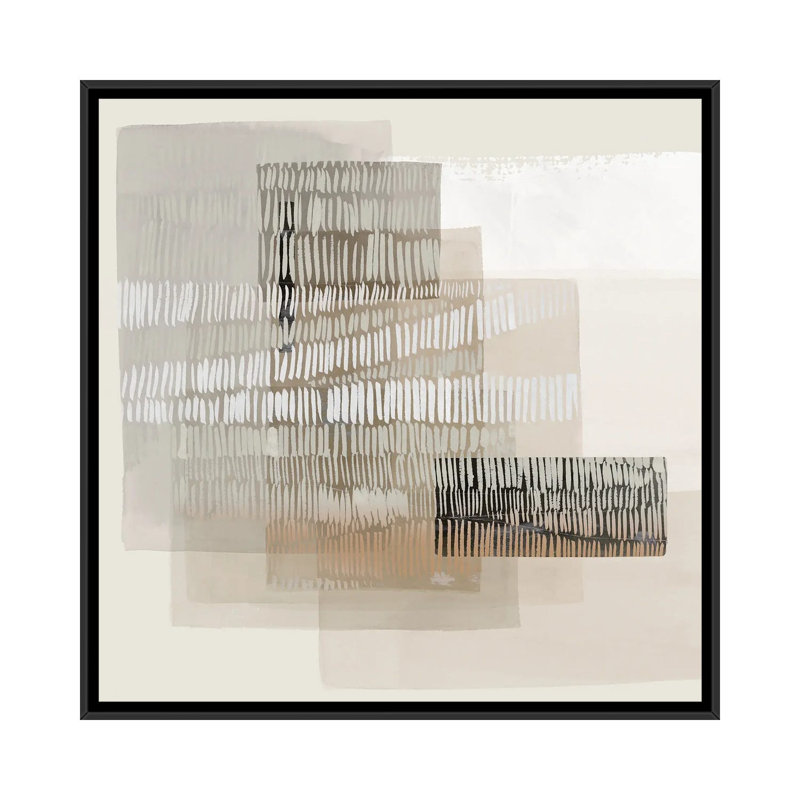 Echo Lines by PI Studio - Gallery-Wrapped Canvas Giclée on Canvas, Black, 45.72 cm H x 45.72 cm W x 4.445 cm D