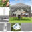 10'x10' Pop-Up Canopy Tent, Heavy Duty Oxford Fabric Commercial Gazebo with 4 Removable Sidewalls, Waterproof & UV-Resistant Instant Shelter, Stakes & Sandbags, for Parties, Trade Shows, Backyard(gray)-109236289-111044839