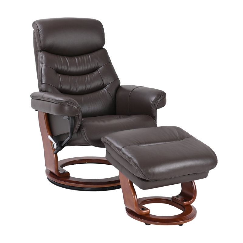 Monroy Swivel Recliner, Brown