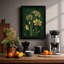 Golden Study Botanical - Framed Print-1705998240-1705998246