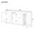 Sideboard Buffet with Vertical Line Design-111989200