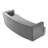 Encompass Velvet Curved 85'' Tuxedo Arm Sofa-1140309120