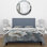 Ensemble de housse de couette en microfibre / polyester Daisy Symphony