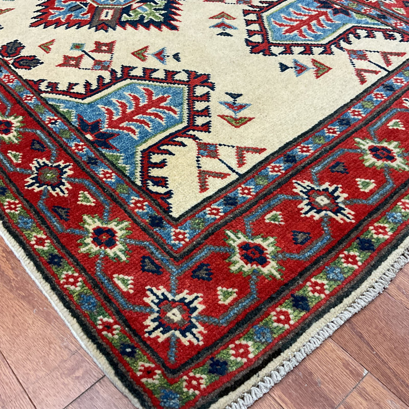 Chemin de table en laine Kazak