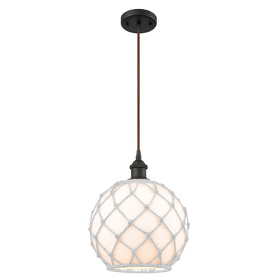 Luminaire suspendu sphère 1 lumière Tobey