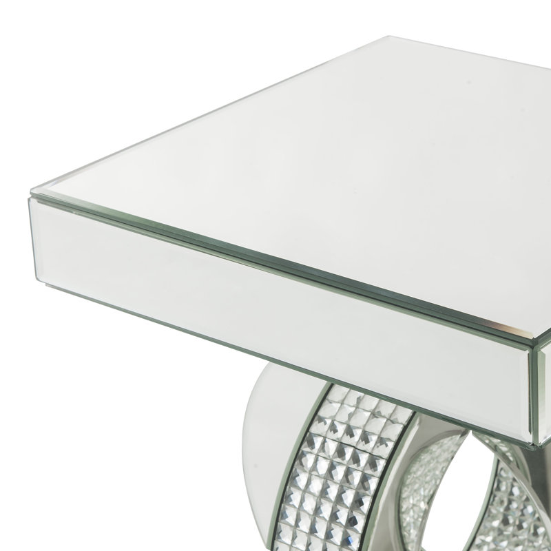 Table d'appoint, faux diamants carrés
