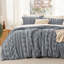 Ensemble d'édredon pour lit très grand Boho - 3 pièces gris Shabby Bedding-110437399-105490890