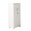 Armoire de rangement verrouillable de 49,2 po de hauteur avec 3 tablettes et pieds de nivellement réglables Saravia-610271709