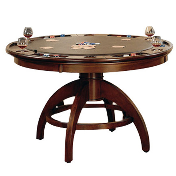 Luxury Oak Wood Poker Set - 8 Stripe
