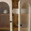 Armoire murale en verre et bois Walter