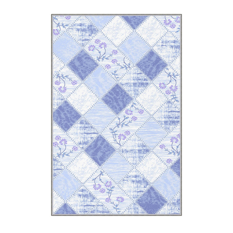 Antibacterial Woven Carpet (3D Digital Print) 4.0 x 5.9 Feet, 100% Polyester, Pile Height: 0.3 Inches | PVC Felt Dot Non-Slip Underside, Machine Washable, Perfect for Living Room & Bedroom Decor
