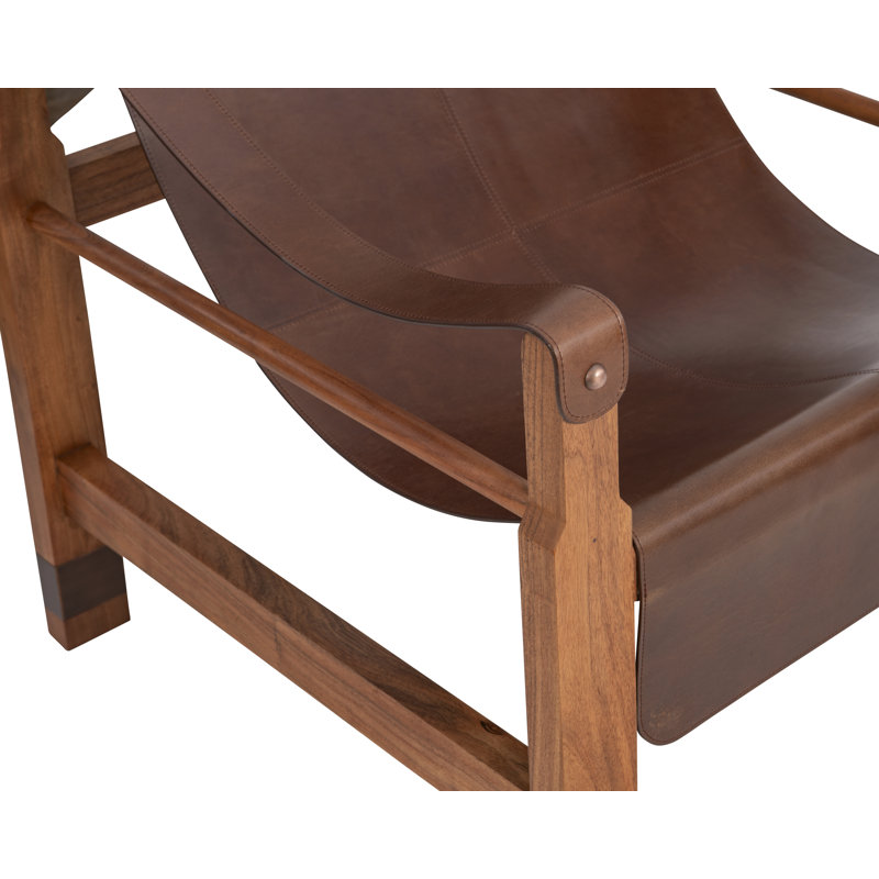 MS Upholstery Leather Lounge Chair