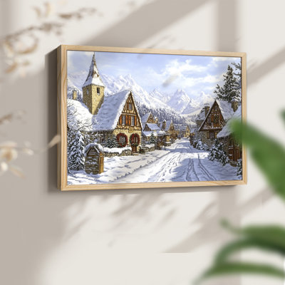 Chirstmas Art-CCXCI -Framed Print - Restickable