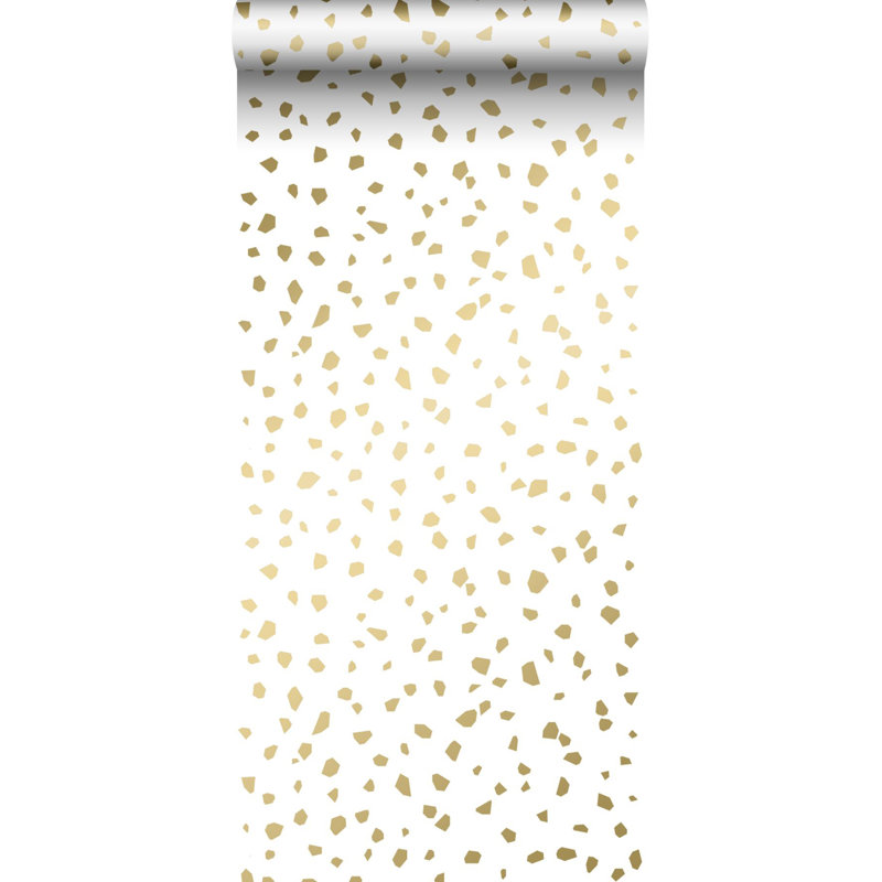 Confetti Pastel Terrazzo Wallpaper, White