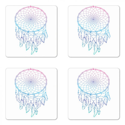 Square 4 Piece Coaster Set