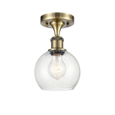 Plafonnier semi-encastré 1 lumière