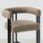 24" Upholstered Tweed Solid Back Counter Stool-1987020180