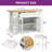 Medeeha Large Portable Kitchen Island Table With Storage Drop Leaf & 2 Bar Stools Seating For Kitchen On Wheels With Power Outlet & Footrest-738391303