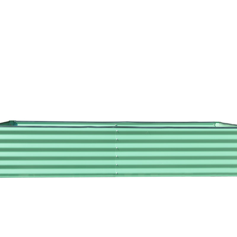 Galvanized Raised Garden Bed, Outdoor Planter Garden Boxes Large Metal Planter Box for Gardening Vegetables Fruits Flowers