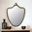 Miroir d'appoint en laiton 9 po Jobe