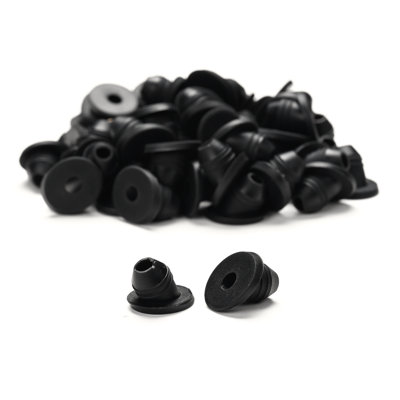 Yescom 60-piece Cable Railing Rubber Grommets Level / Stair Metal Post Protective Sleeves for 1/8" to 3/16" Deck Railing System
