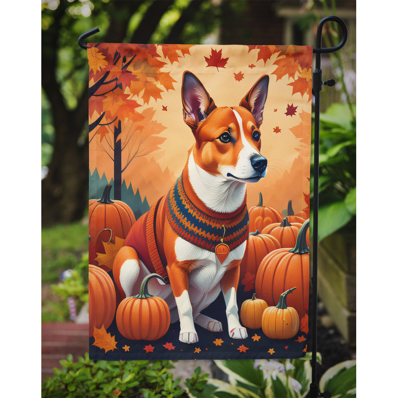 Drapeau de jardin double en polyester H 15,5 po x l 11,25 po