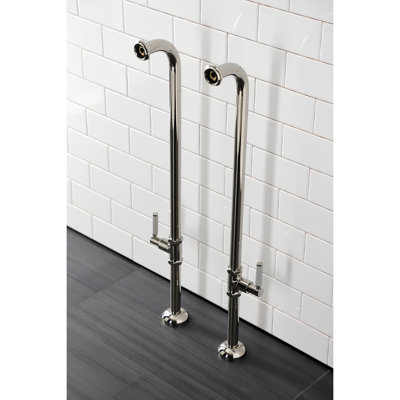 Conduite d'alimentation de baignoire autoportante Kingston Brass Concord