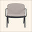 Fauteuil club d'extérieur en PP avec coussin, ensemble de 2