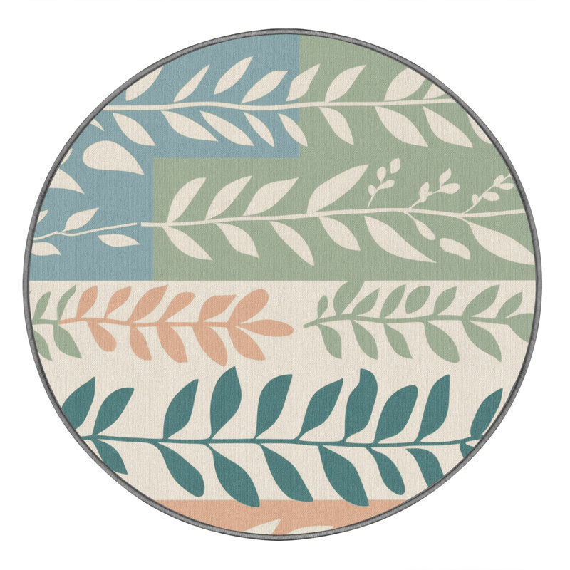 Twilight Orchard Rug, Round 3'