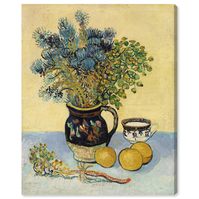 Floral And Botanical 'Van Gogh - Still Life Nature Morte' Florals By Oliver Gal Wall Art Print