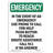 In the Event of an Use Emergency Sign-73309285