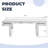 47" Luxury Modern Mirror Coffee Table with Fluted Tempered Glass, H-Base Sofa Table, Easy Assembly & Reinforced Packaging