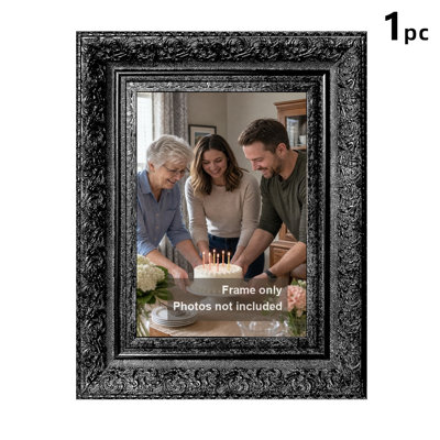 Black 3 PCS Everyday Picture Frame for 11" x 14" Photos and Living Room Decor