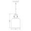 Luminaire suspendu 1 lumière Tyringham-872640536-872640543