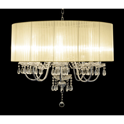 Laurent 8 - Light Drum Chandelier