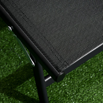 Outdoor Lounge Chair with Wheels Set of 2