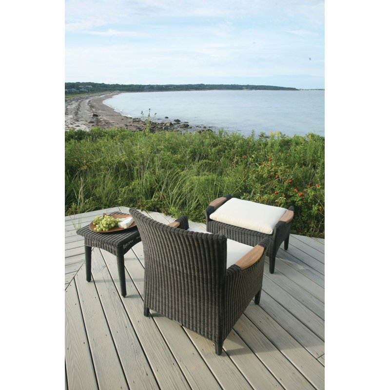 Culebra Outdoor Side Table, Textured Charcoal