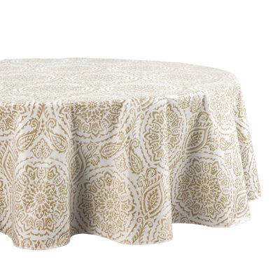 Savannah Paisley Vinyl Tablecloth