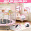 Trampoline 60 po pour enfant avec filet, capacité de 440 lb, avec barre de gymnastique réglable et jouets, cadeau pour les enfants de 3 à 8 ans-131530976