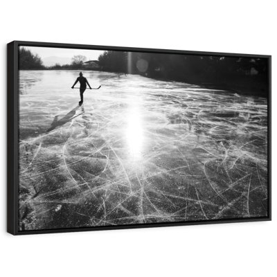 «Solo Hockey», reproduction sur toile