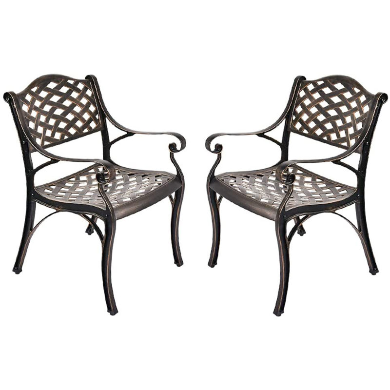 Fauteuil de salle à manger Canora
