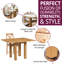 4 - Person Solid Oak Dining Set