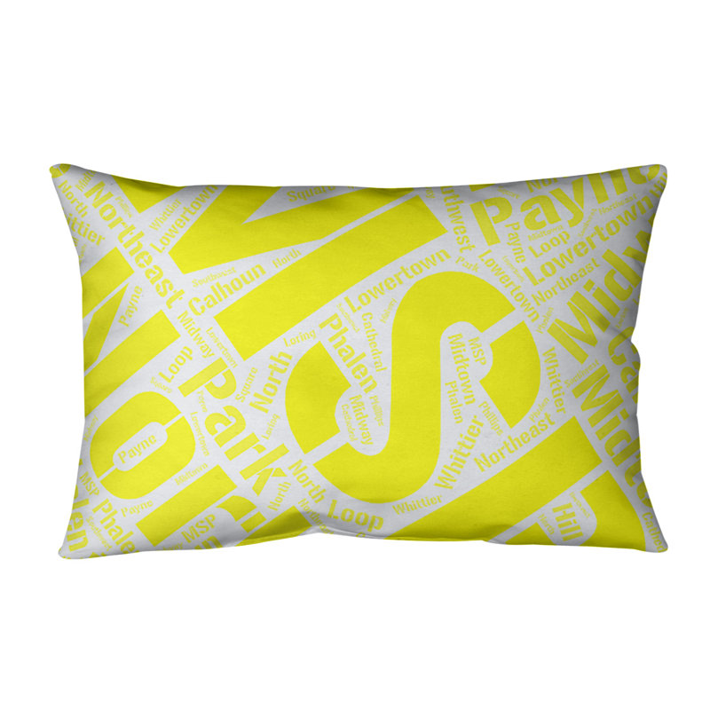 Coussin lombaire intérieur/extérieur minneapolis saint paul, Jaune, Non