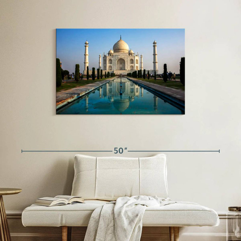 Adella Taj Mahal Pool Reflection, 26" H x 39" W
