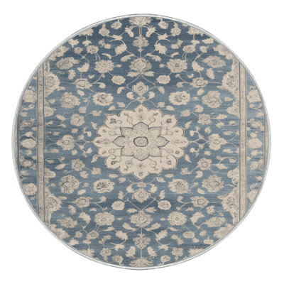 Machine Washable Tabriz Beige Area Rug